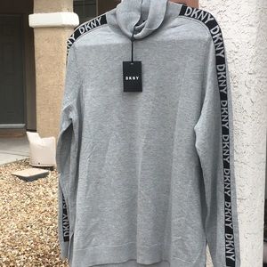 NWT DKNY Long Sleeve Turtleneck grey sweater